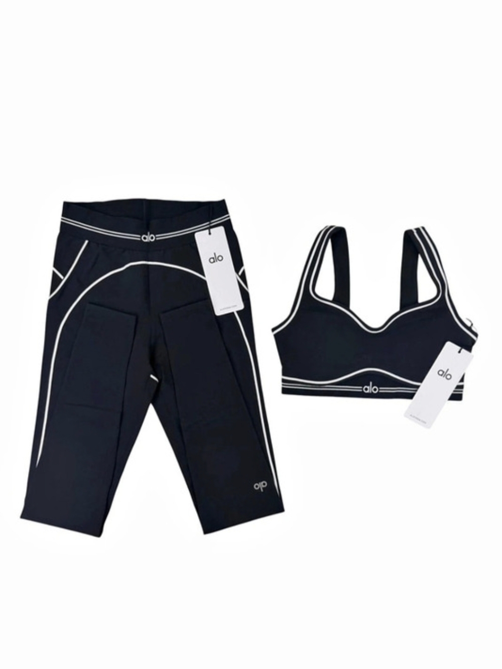 alo Women's Black Activewear Set NWT